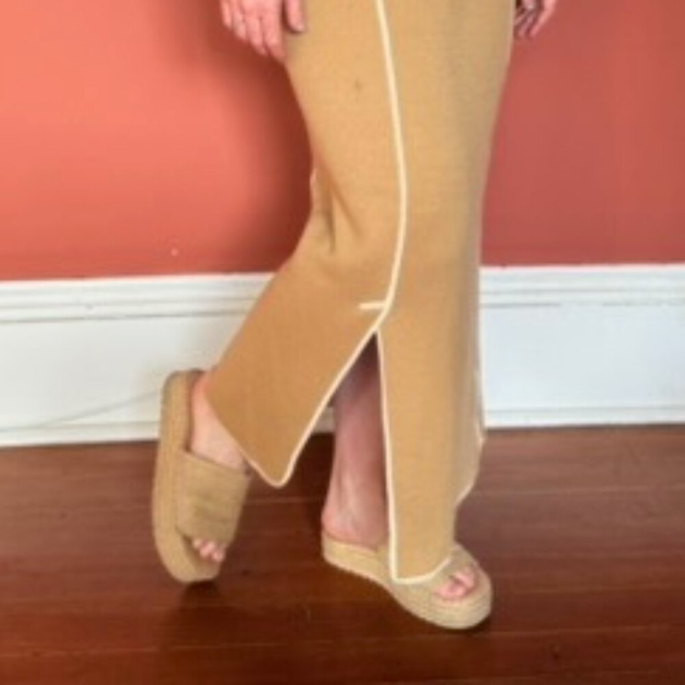 Woven Platform Flip Flops